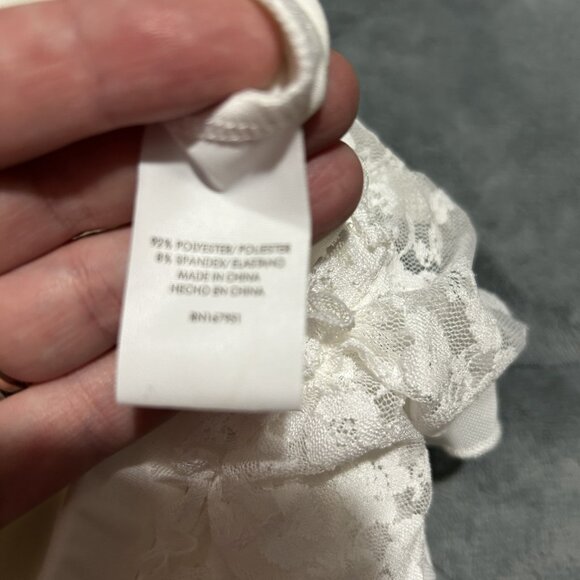 Love Poem White Lace Ruffle Mini Skort M NWOT | Cottagecore Coquette Boho - Picture 5 of 8